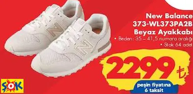 NEW BALANCE 373-WL373PA2B BEYAZ AYAKKABI